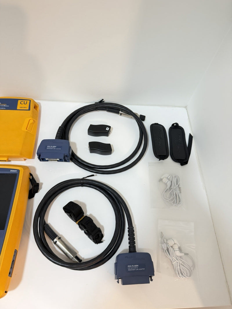 FLUKE NETWORKS DSX-5000 VERSIV CAT6 CAT6A LAN CABLE CERTIFIBER TESTER DSX 5000
