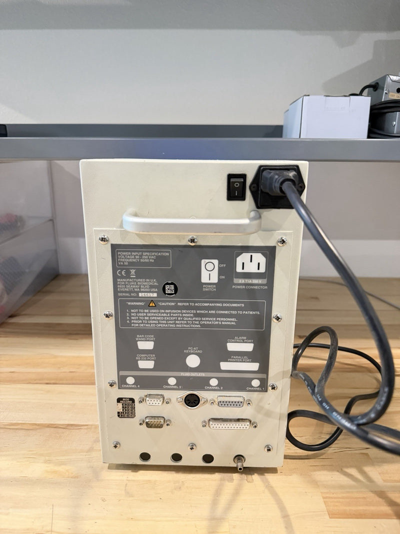 FLUKE BIOMEDICAL IDA 4 PLUS INFUSION DEVICE ANALYZER SERIES TESTED
