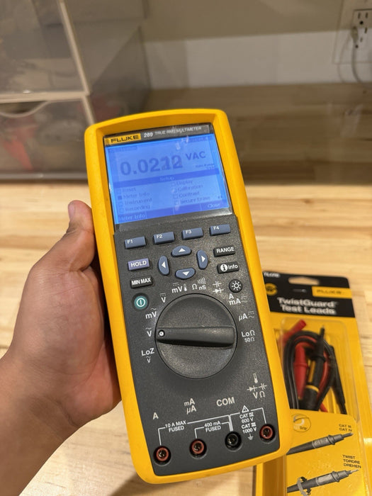 FLUKE 289 TRUE RMS MULTIMETER W/ NEW TL175 LEADS (TESTED) SHIPS FAST