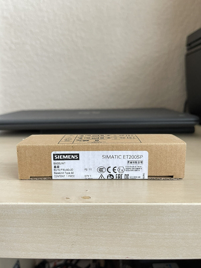 SIEMENS SIMATIC ET 200SP BASE UNIT MODULE (6ES7193-6BP00-0DA0)