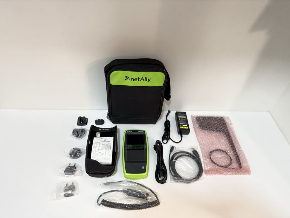 NETSCOUT AIRCHECK G2 KIT WITH ANTENNA & ACCESSORIES NEW