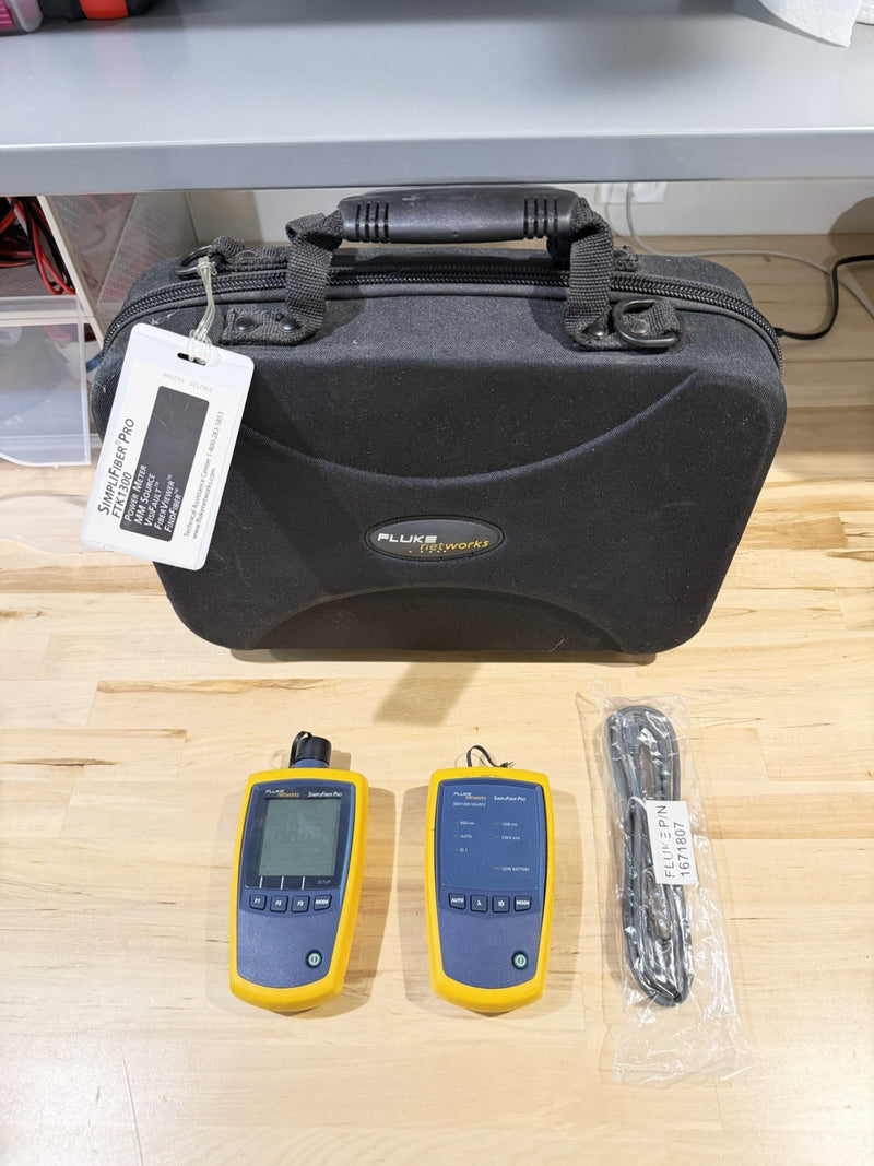 FLUKE NETWORKS FTK-1000 SIMPLIFIBER PRO FIBER OPTIC TEST KIT