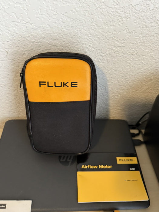 FLUKE 922 AIRFLOW METER/MICRO-MANOMETER (TESTED) SHIPS FAST