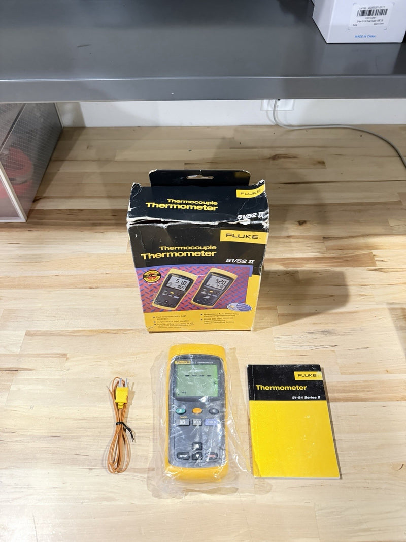 FLUKE 51 II THERMOCOUPLE THERMOMETER
