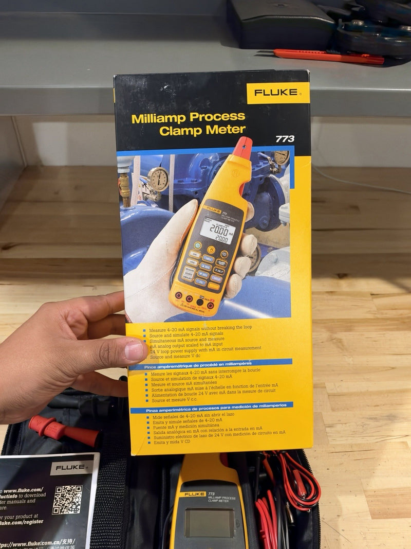 FLUKE 773 MILLIAMP PROCESS CLAMP (TESTED) NEW FREE SHIPPING - NEW