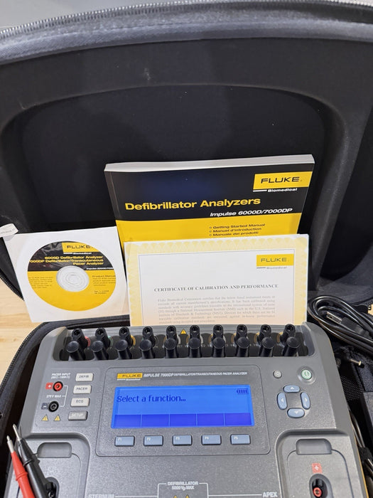 FLUKE IMPULSE 7000DP ANALYZER W/ LEADS & ACCESSORIES (FREE SHIPPING) TESTED