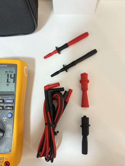 FLUKE 787B PROCESSMETER W/ ACCESSORIES & BAG - FREE SHIPPING (TESTED)