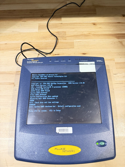 FLUKE NETWORKS OPTIVIEW SERIES III INTEGRATED NETWORKS ANALYZER