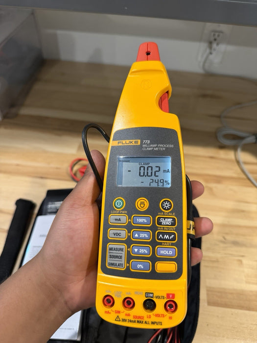 FLUKE 773 MILLIAMP PROCESS CLAMP (TESTED) NEW FREE SHIPPING