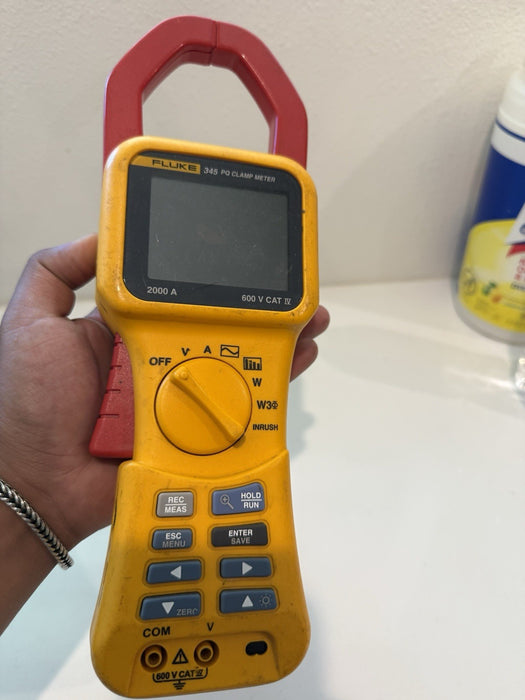 FLUKE 345 PQ CLAMP METER (PARTS ONLY) FOR PARTS  - SHIPS FAST