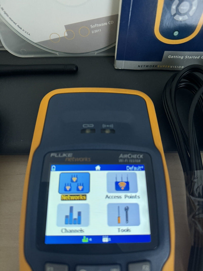 FLUKE NETWORKS AIRCHECK WI-FI HANDHELD WIRELESS NETWORK TESTER