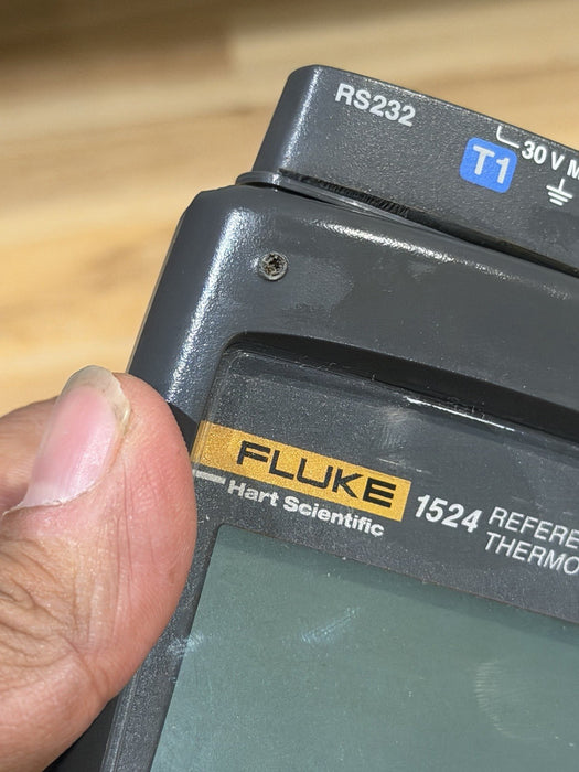 FLUKE 1524 REFERENCE THERMOMETER (PARTS ONLY) FOR PARTS - SHIPS FAST