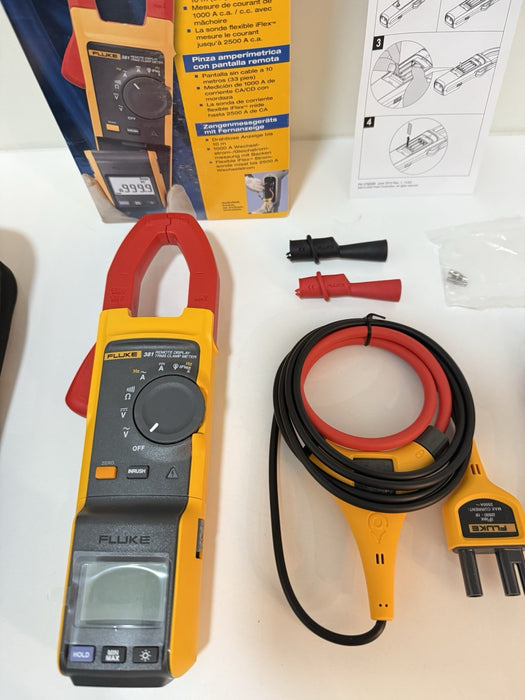 FLUKE 381 REMOTE DISPLAY CLAMP METER MFD 2025