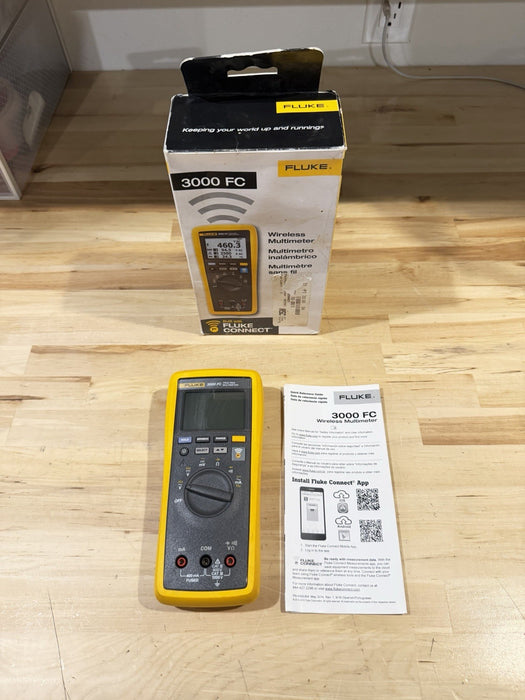 FLUKE 3000 FC WIRELESS DIGITAL MULTIMETER FOR PARTS