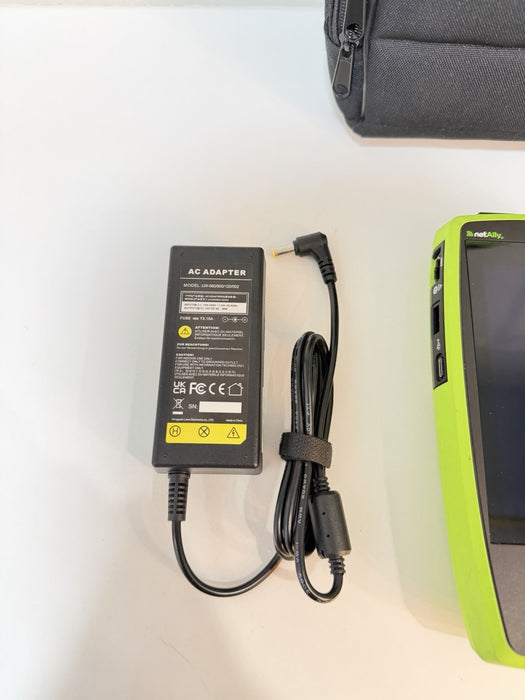 NETALLY LINKRUNNER AT 4000 NETWORKS TESTER W/ CHARGER & ACCESSORIES (TESTED)