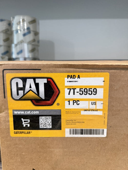 CAT 7T-5959 RESILIENT PAD (NEW FACTORY SEALED) FREE SHIPPING -GENUINE OEM