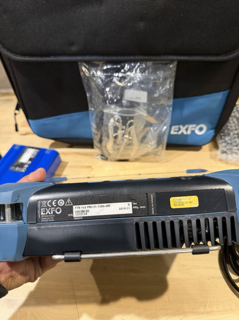 EXFO FTB-1V2-PRO-S1-128G-NRF W/ FTBX-8870 NET BLAZER (TESTED) FREE SHIPPING