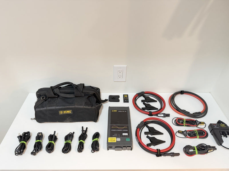AEMC PEL 102 POWER &ENERGY LOGGER WITH PROBES & EXTRA ACCESSORIESCALIBRATED 2026