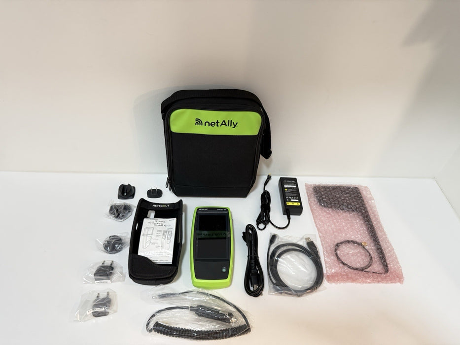 NETSCOUT AIRCHECK G2 KIT WITH ANTENNA & ACCESSORIES NEW