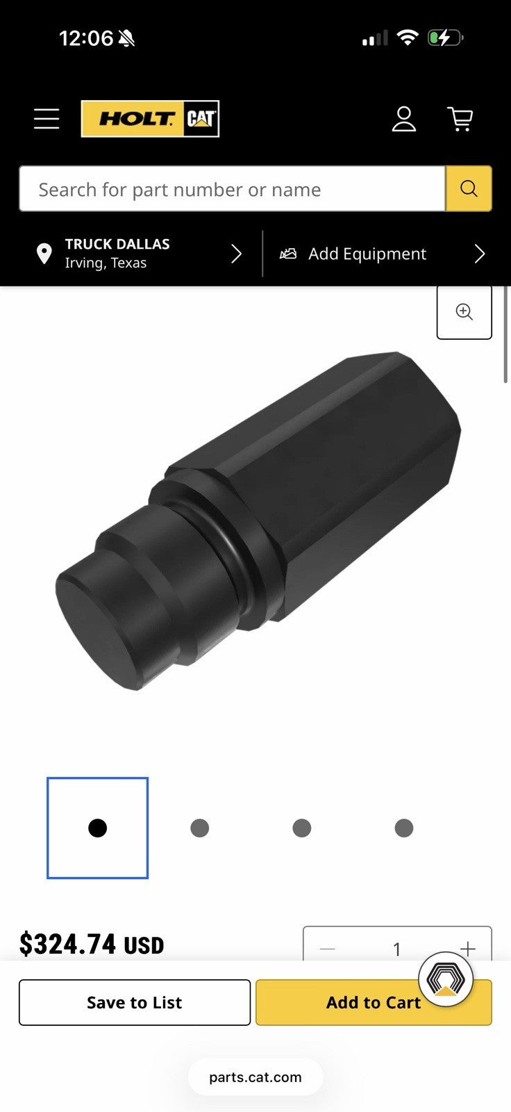 CAT 258-4521 14V SPEED SENSOR