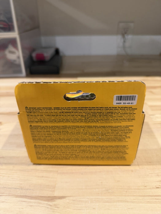 DEWALT FLEXVOLT DCB612 20V/60V MAX 12.0AH LITHIUM BATTERY MFD-2025 NEW SEALED