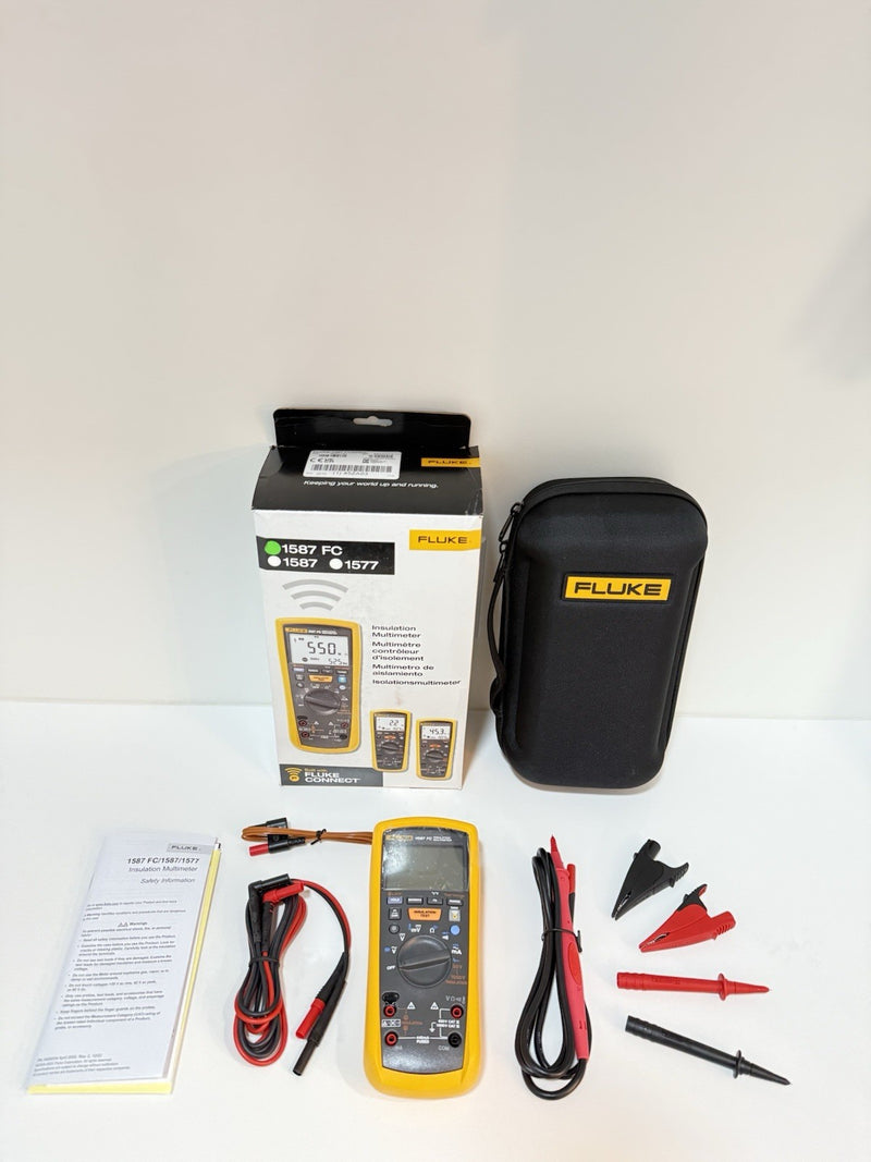 FLUKE 1587 FC 2 IN 1 HANDHELD DIGITAL INSULATION MULTIMETER