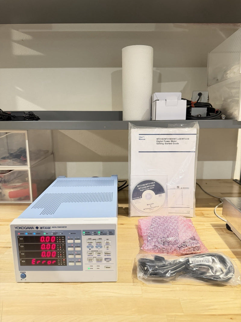YOKOGAWA WT333E 3 CHANNEL DIGITAL POWER METER TESTED