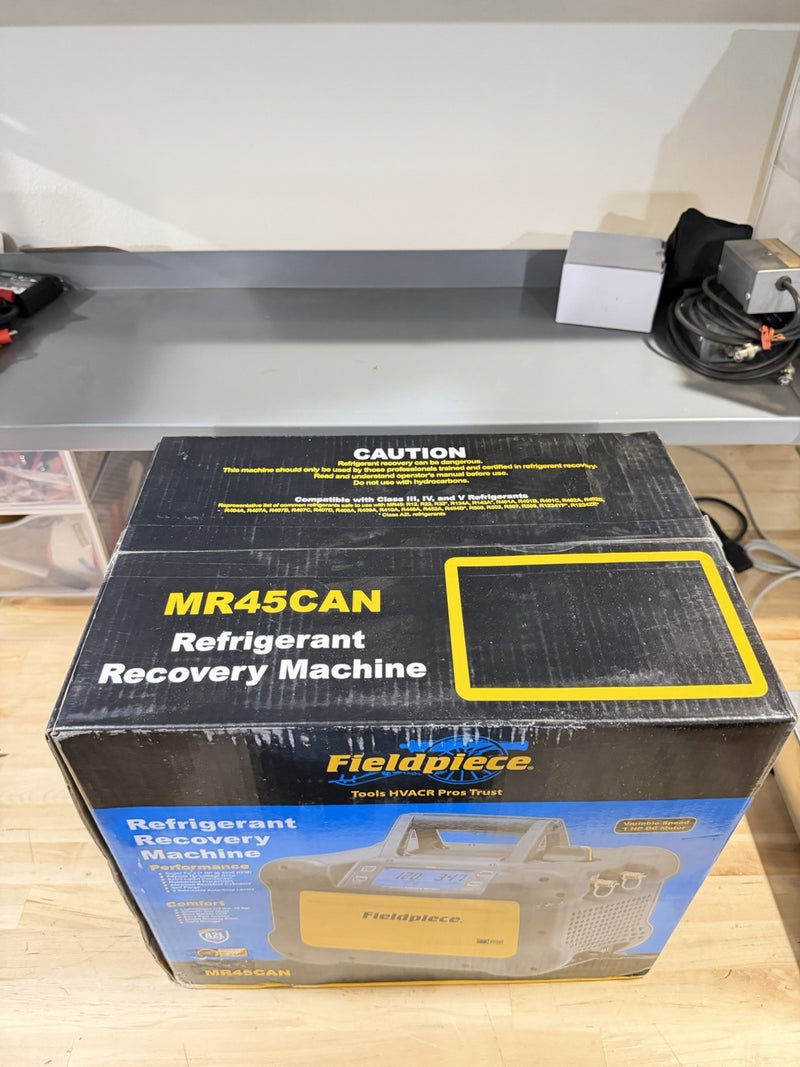 FIELDPIECE MR45 DIGITAL REFRIGERANT RECOVERY MACHINE (NEW SEALED) SHIPS FAST