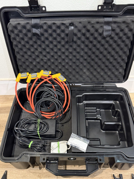 FLUKE 437 II POWER QUALITY & ENERGY ANALYZER WITH ACCESSORIES CALIBRATED 2026