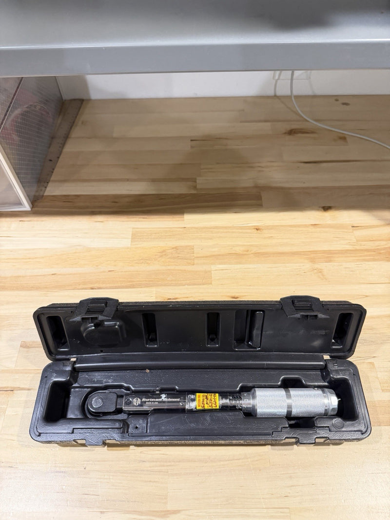STURTEVANT RICHMONT 2 SDR 50I MG MICROMETER ADJUSTABLE TORQUE WRENCH 10-50 IN/LB