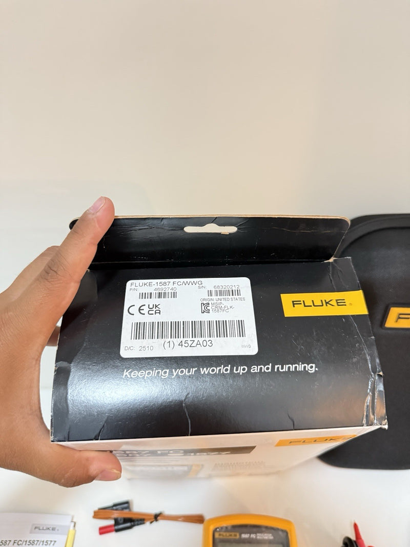 FLUKE 1587 FC 2 IN 1 HANDHELD DIGITAL INSULATION MULTIMETER