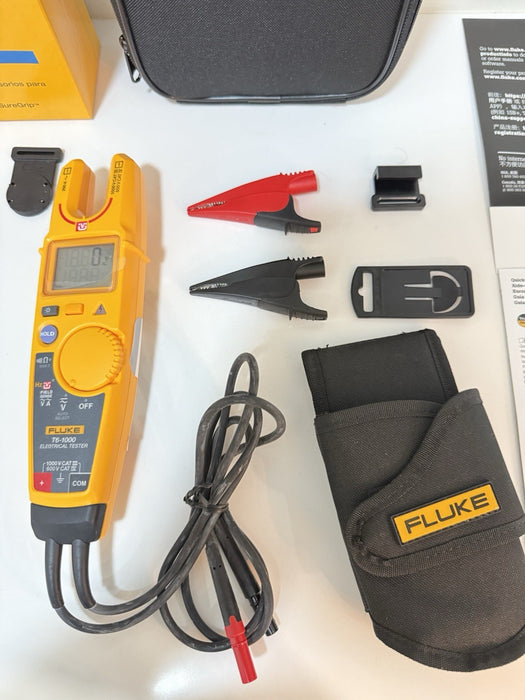 FLUKE T6-1000 ELECTRICAL TESTER WITH TPAK-HT6 AC285 KIT