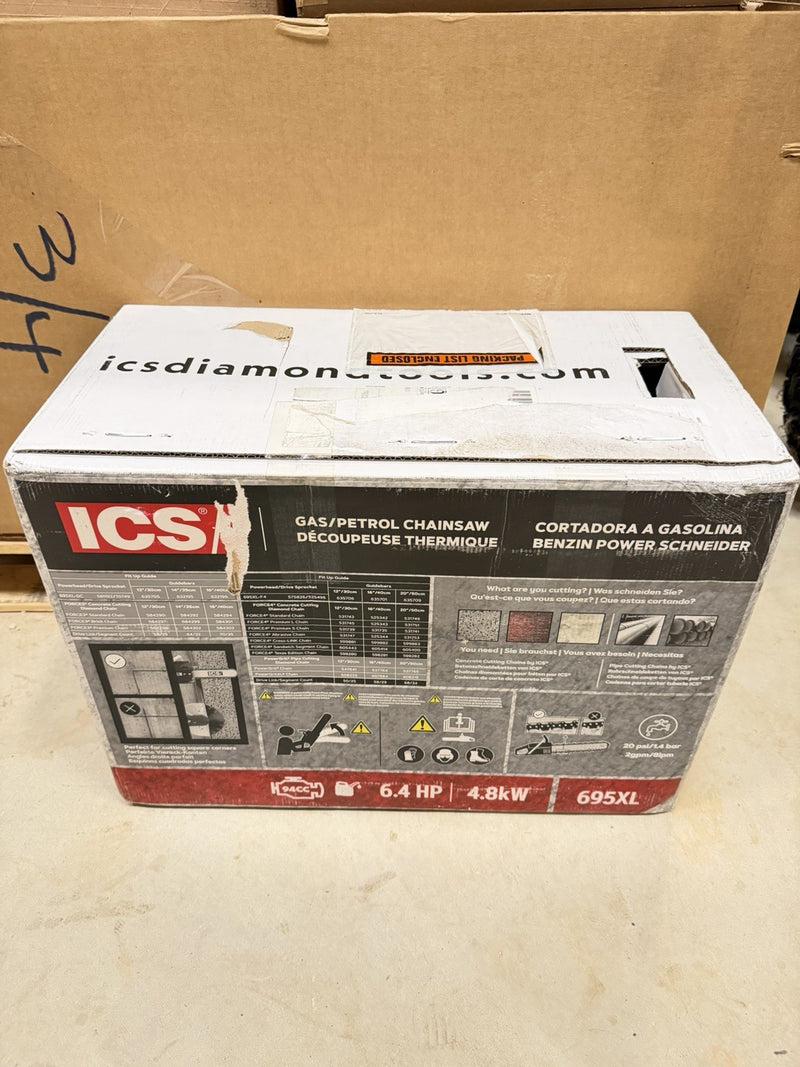 ICS 695XL-16 F4 16IN 575872 GAS CONCRETE CUTTING CHAINSAW PACKAGE