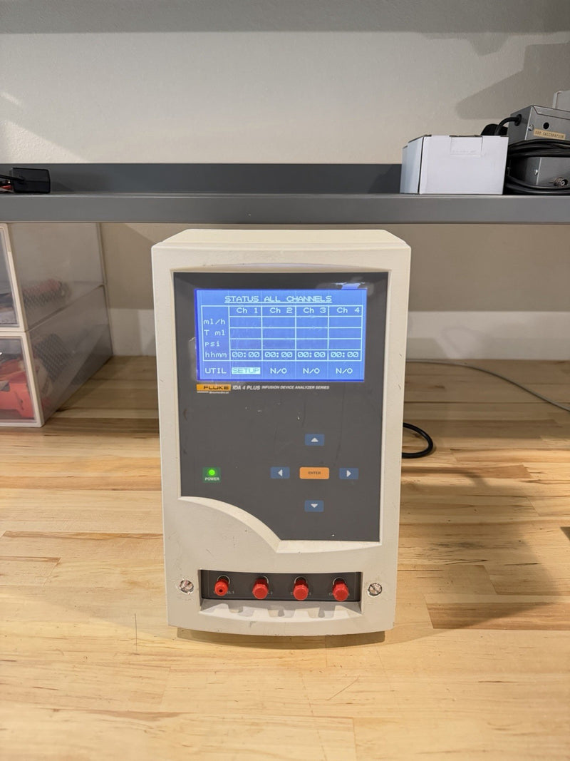 FLUKE BIOMEDICAL IDA 4 PLUS INFUSION DEVICE ANALYZER SERIES TESTED