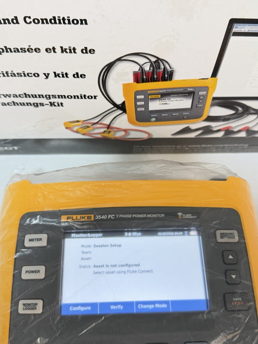 FLUKE 3540 FC 3-PHASE POWER MONITOR KIT (NEW FACTORY SEALED) FREE SHIPPING