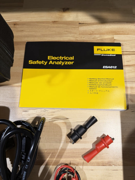 FLUKE ESA612 230V ELECTRICAL SAFETY ANALYZER WITH ACCESSORIES TESTED