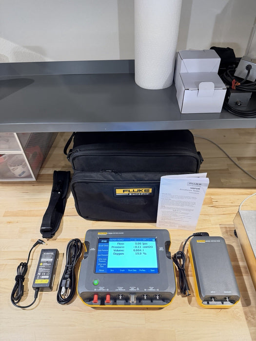 FLUKE VT900A GAS FLOW ANALYZER W/VAPOR & CHARGER-FREE SHIPPING (TESTED)