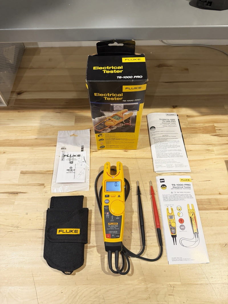 FLUKE T6-1000 PRO ELECTRICAL TESTER FIELDSENSE 1000V AC/DC SHIPS FAST