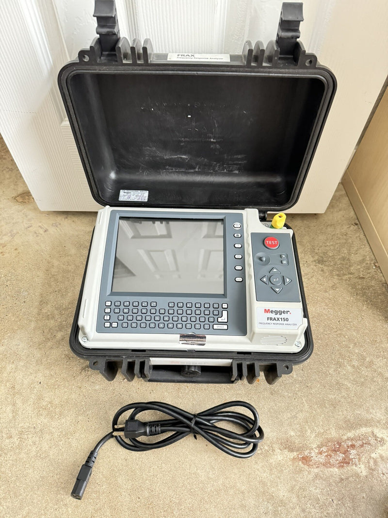 MEGGER FRAX 150 FREQUENCY RESPONSE ANALYZER CALIBRATED 2018