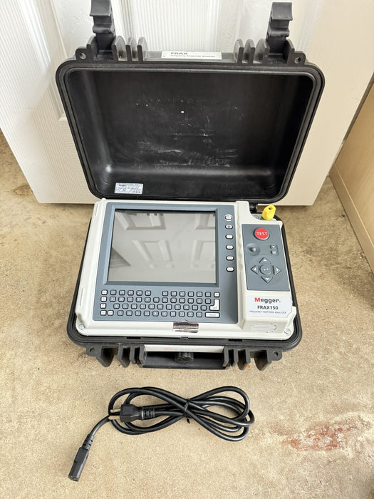 MEGGER FRAX 150 FREQUENCY RESPONSE ANALYZER CALIBRATED 2018