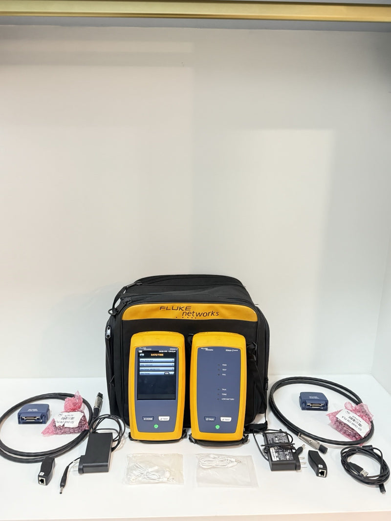 FLUKE NETWORKS DSX2-5000 VERSIV CAT6A CABLE CERTIFIER TESTER KITCALIBRATED2024
