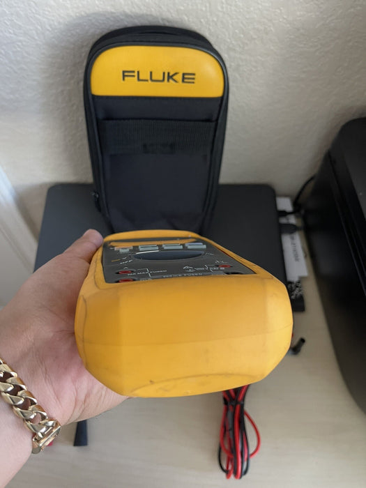 FLUKE 87V-MAX INDUSTRIAL TRUE RMS MULITMETER FLUKE WITH BAG & LEADS