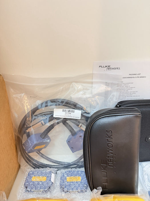 FLUKE NETWORKS DSX2-8000QI/GLD 2 GHZ /GLD 1 YEAR SUPPORT (NEW SEALED)  MFD-2025