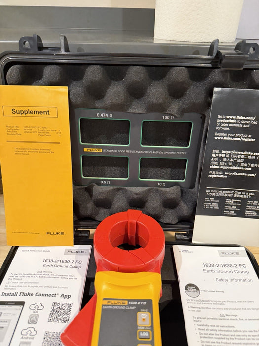 FLUKE 1630-2 FC EARTH GROUND CLAMP (NEW) FREE SHIPPING