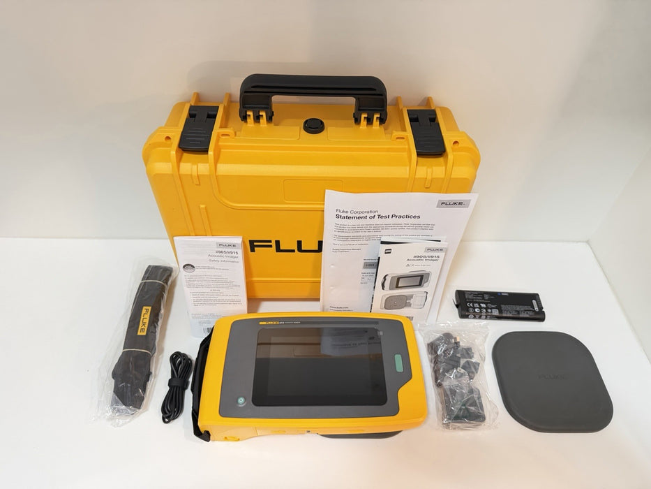 FLUKE ii915 ACOUSTIC IMAGER2-100KHZ W/LEAKQ PDQ MECQ & WIFI (CALIBRATED 2025)NEW
