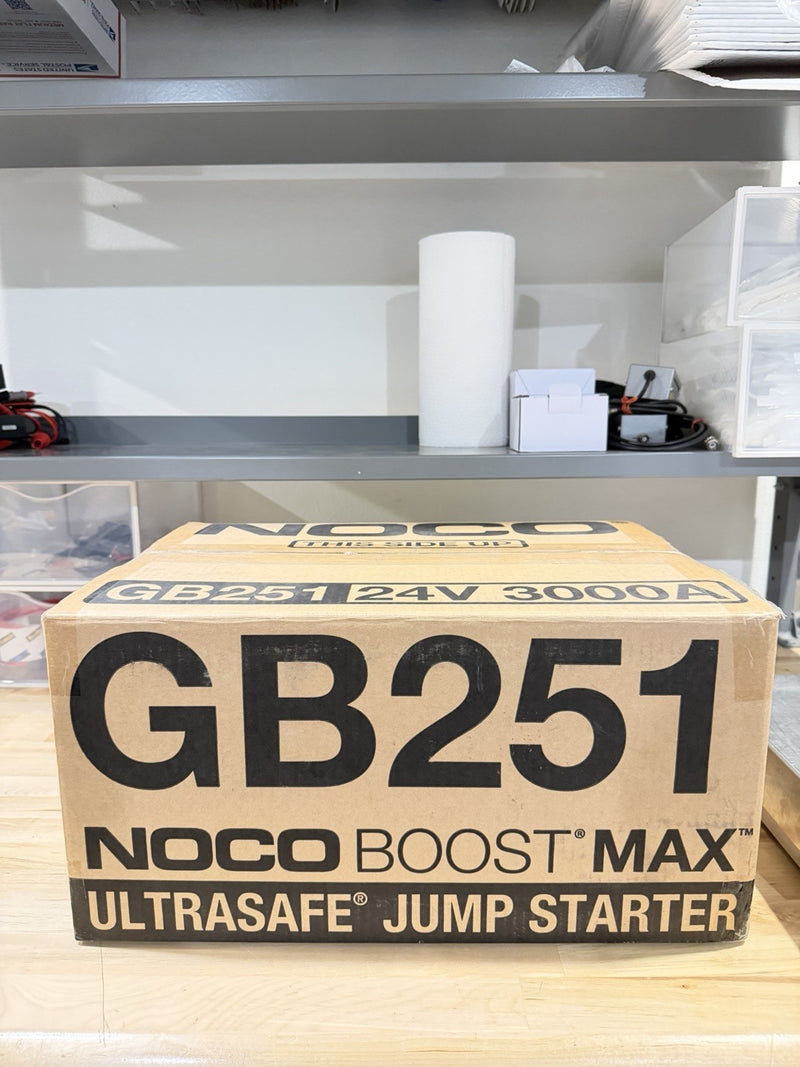 NOCO BOOST MAX GB251 3000A 24V ULTRASAFE PORTABLE JUMPER STARTER