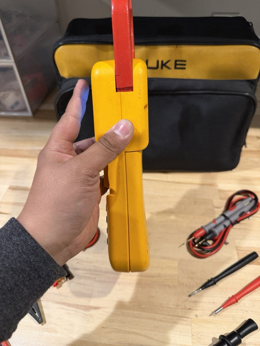FLUKE 345 POWER QUALITY CLAMP METER W/LEADS & ACCESSORIES /FREE SHIPPING READ