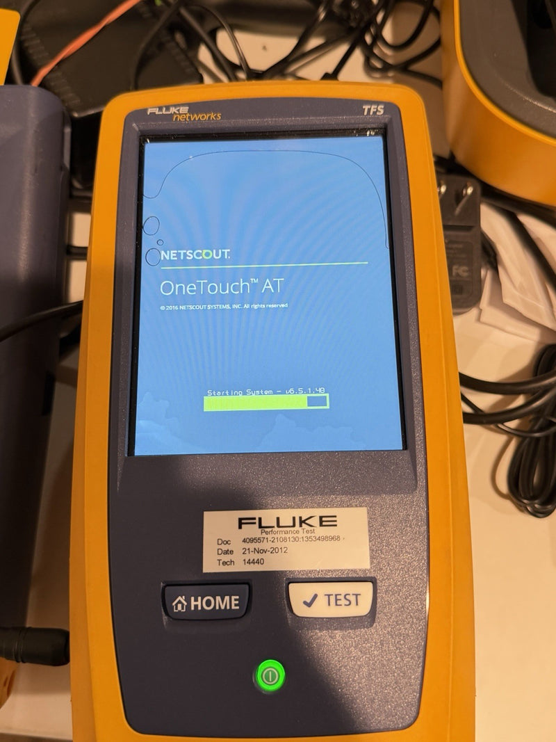 FLUKE NETWORKS VERSIV TFS ONE TOUCH AT NETWORK ASSISTANT KIT TESTED