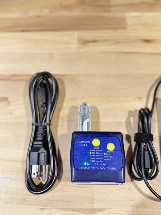 OXSIM OX-1 PULSE OXIMETER SIMULATOR W/ CHARGER (TESTED) FREE SHIPPING CAL-2024