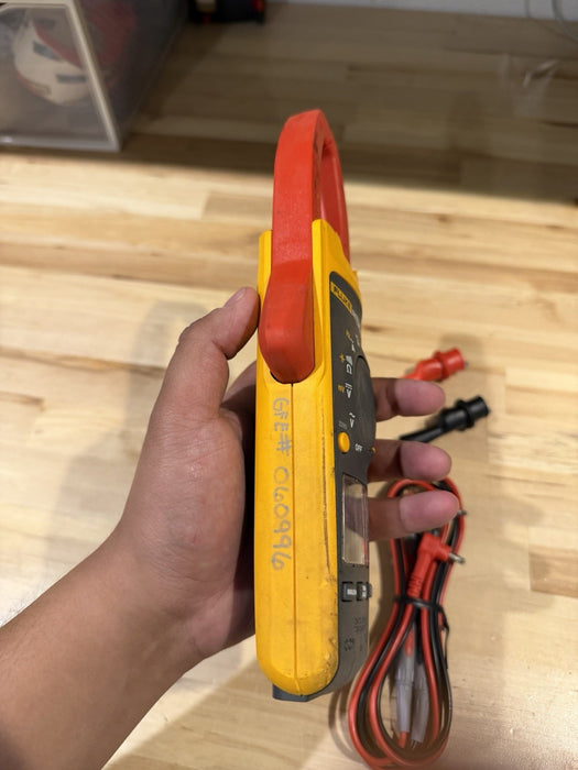 FLUKE 376 AC/DC TRUE RMS WIRELESS CLAMP METER WLEADS & CLIPS